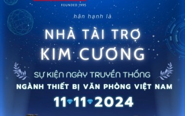 Nhất Vinh - Nhà Tài Trợ Kim Cương cho Sự Kiện Ngày Truyền Thống Ngành Thiết Bị Văn Phòng Việt Nam 